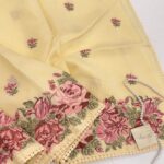 Blush & Bloom (Cross stitch in Kota) - Yellow