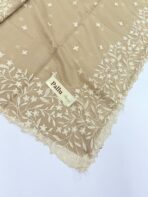 Tessa (Pure Organza-cotton blend) - Beige - Image 3