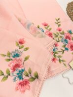 Blush & Bloom (Hand-painted Kota) - Dahlia pink