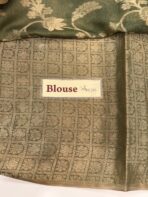 Mila (Tussar silk) - Moss green - Image 4