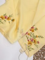 Blush & Bloom (Hand-painted Kota) - Daffodil yellow - Image 2