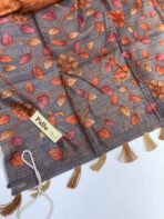 Seetha (Tussar silk) - Mustard - Image 3