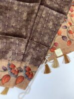 Seetha (Tussar silk) - Grey