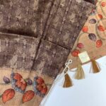 Seetha (Tussar silk) - Grey