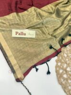 Aadhya (Silk cotton) - Maroon - Image 3