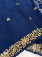 Bhavina (Silk cotton) - Navy blue - Image 2