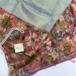 Festive spark (Silk by Linen) - Ice blue