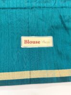 Aadhya (Silk cotton) - Peacock green - Image 4