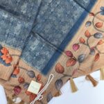 Seetha (Tussar silk) - Blue