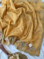 Elam thendral (Crushed georgette) - Honey - Image 2