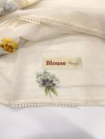 Blush & Bloom (Hand-painted Kota ) - Lily white - Image 4