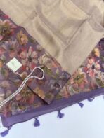 Festive spark (Silk by Linen) - Dusty tan