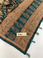 Monica (Katha embroidered Chanderi) - Green - Image 3