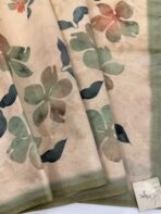 Eliza (Linen blend silk) - Sage green - Image 2