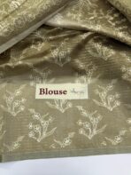 Navya (Flamingos on silk) - Green - Image 5