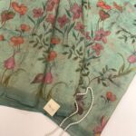 Shilpa (Crushed tissue silk) - Green