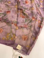 Shilpa (Crushed tissue silk) - Purple