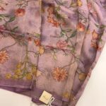 Shilpa (Crushed tissue silk) - Purple