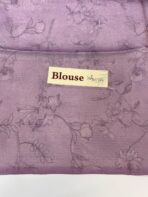 Shilpa (Crushed tissue silk) - Purple - Image 3