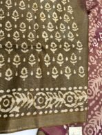 Vaidehi (Batik silk) - Mehandi green - Image 2