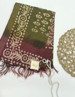 Vaidehi (Batik silk) - Mehandi green - Image 3