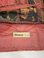 Monica (Katha embroidered Chanderi) - Dusty rose - Image 4
