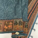 Monica (Katha embroidered Chanderi) - Blue