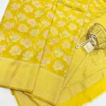 Mridhula (Banarasi semi silk) - Yellow