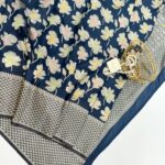 Mridhula (Banarasi semi silk) - Dark teal