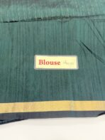 Aadhya (Silk cotton) - Bottle green - Image 4