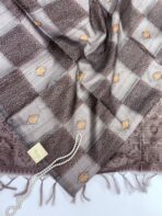 Paarijatham (Jute silk) - Grey