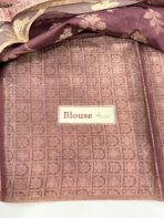 Mila (Tussar silk) - Mauve - Image 4