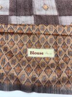 Paarijatham (Jute silk) - Grey - Image 4