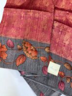 Seetha (Tussar silk) - Dusty pink