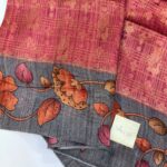 Seetha (Tussar silk) - Dusty pink