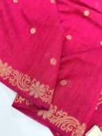 Bhavina (Silk cotton) - Hot pink - Image 2