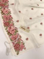 Blush & Bloom (Cross stitch in Kota) - White - Image 3