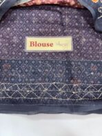 Monica (Katha embroidered Chanderi) - Dusty rose - Image 4