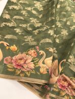 Mila (Tussar silk) - Moss green - Image 2