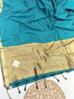Aadhya (Silk cotton) - Peacock green