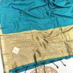 Aadhya (Silk cotton) - Peacock green