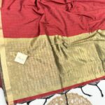Aadhya (Silk cotton) - Red