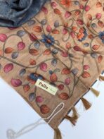 Seetha (Tussar silk) - Blue - Image 3