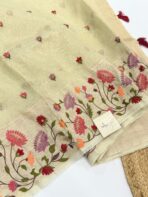 Ayla (Kora tissue silk) - Tea green - Image 3