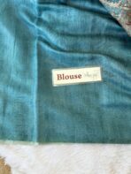 Mrunal (Printed Chanderi) - Blue - Image 4