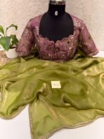 Glam gala (The Space silk edit) - Pistachio Green