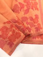 Let’s bloom (Muga cotton) - Apricot - Image 2