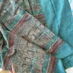 Mrunal (Printed Chanderi) - Blue