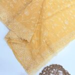 Amelia (Pure Hakoba Organza) - Sunshine Mustard