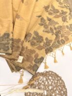 Let’s bloom (Muga cotton) - Walnut